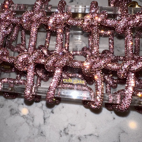 Cult Gaia Bess rhinestone shoulder bag - Picture 7 of 14